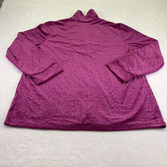 INC International Concepts Velour Notch Collar Plush Cheetah Pajama Set Pink XXL - Picture 7 of 15